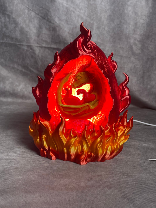Baby Flame Dragon Lamp