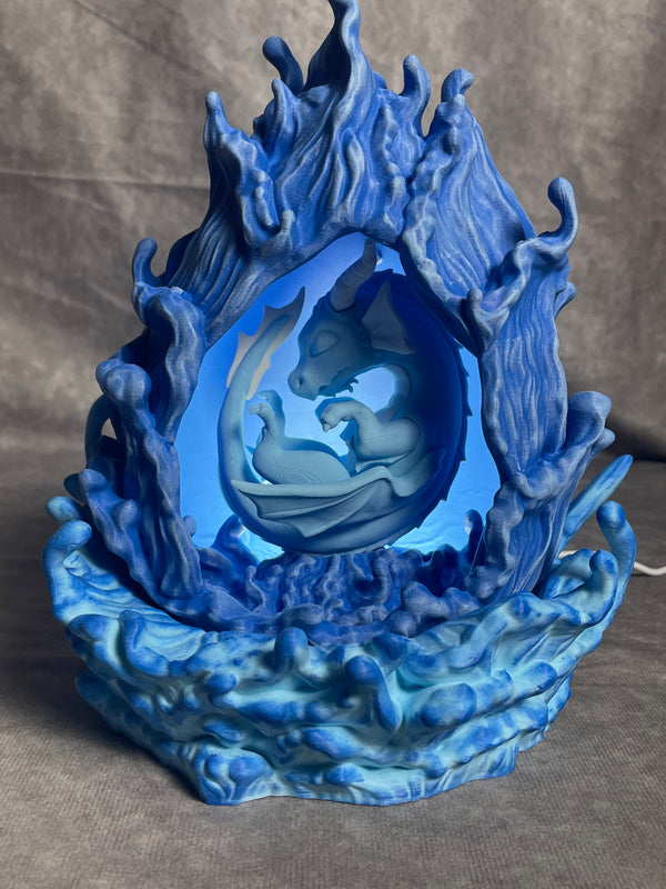 Baby Tide Caller Dragon Lamp