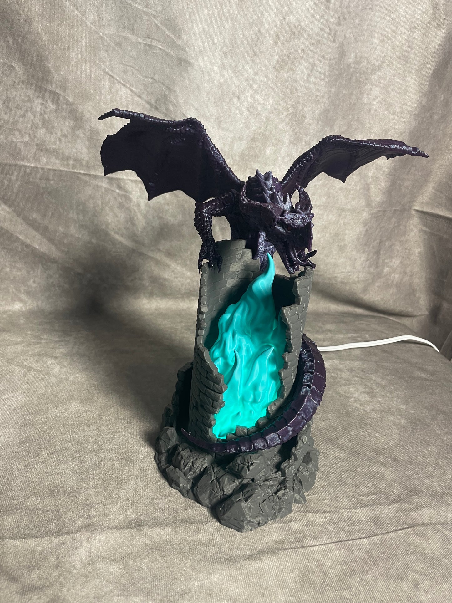 Ember Of A Fallen Dragon Lamp
