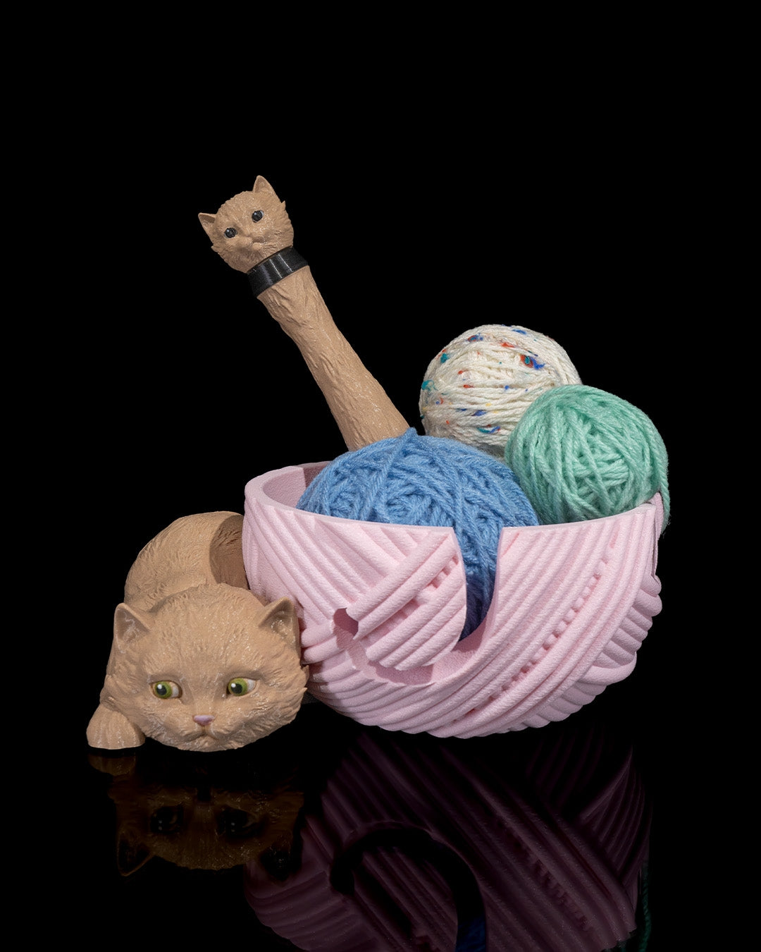 Kitty Cat Yarn Bowl.