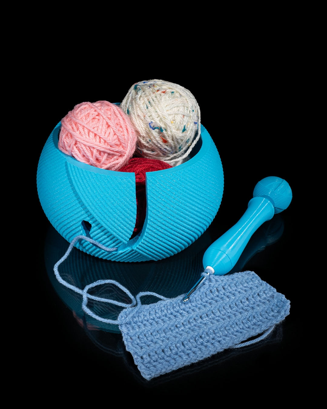 Wavy Yarn Bowl (Choose your color.)